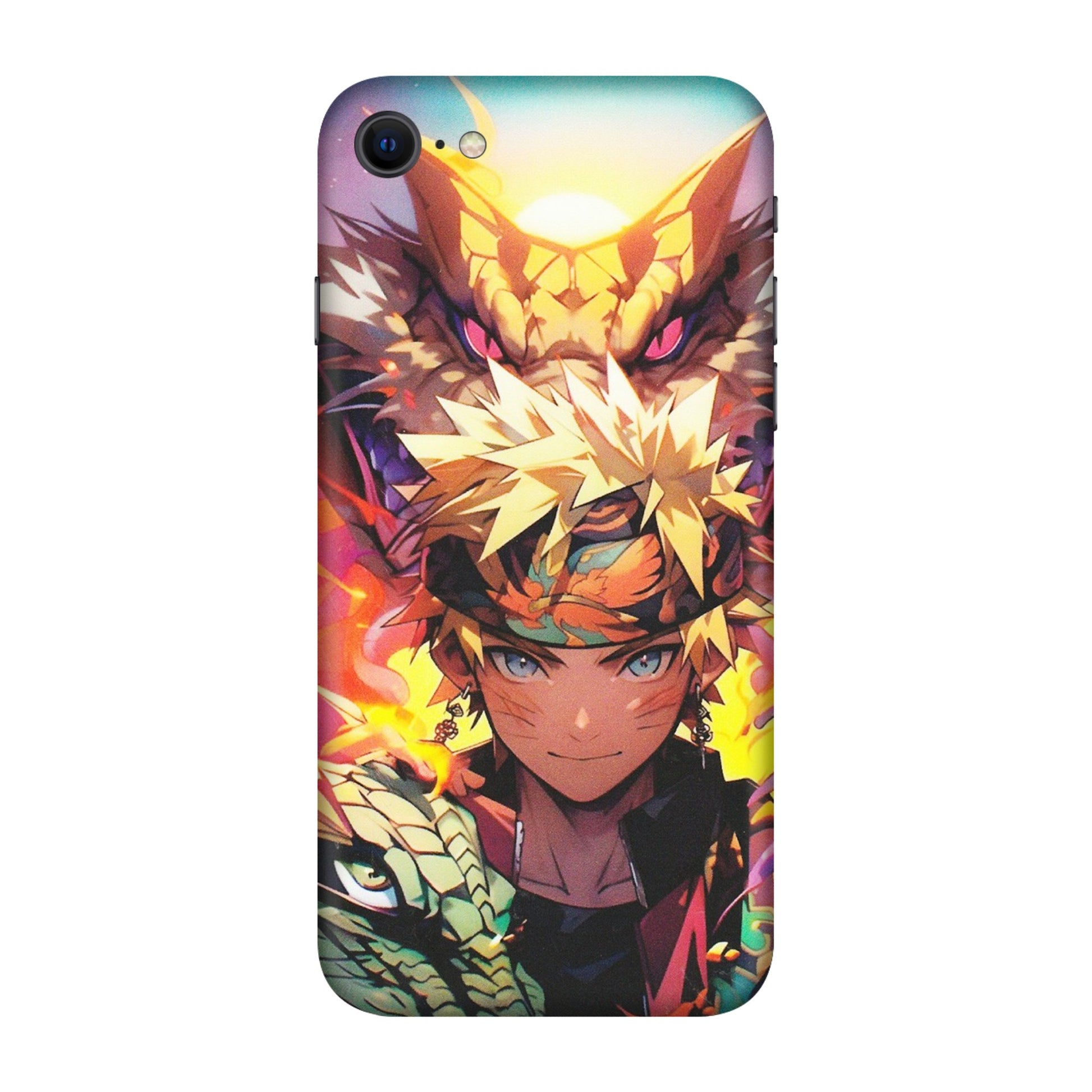 Apple iPhone Skins (All Models) - Angry Naruto Anime - Matte Finish (M-148) iPhone SE