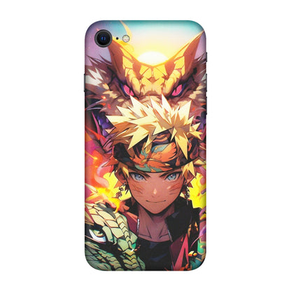 Apple iPhone Skins (All Models) - Angry Naruto Anime - Matte Finish (M-148) iPhone SE
