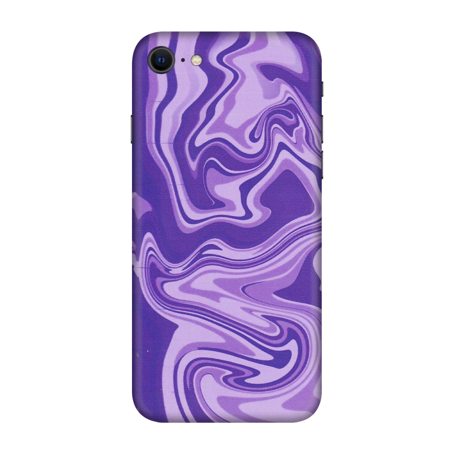 Apple iPhone Skins (All Models) - Hazy Purple Nights - Matte Finish (M-14) iPhone SE