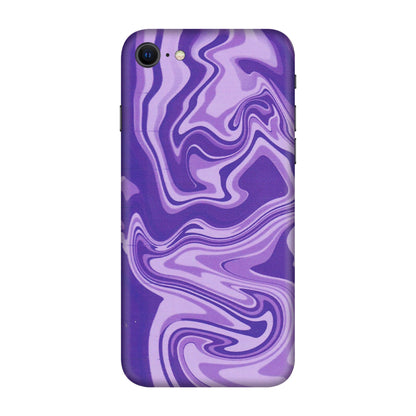Apple iPhone Skins (All Models) - Hazy Purple Nights - Matte Finish (M-14) iPhone SE