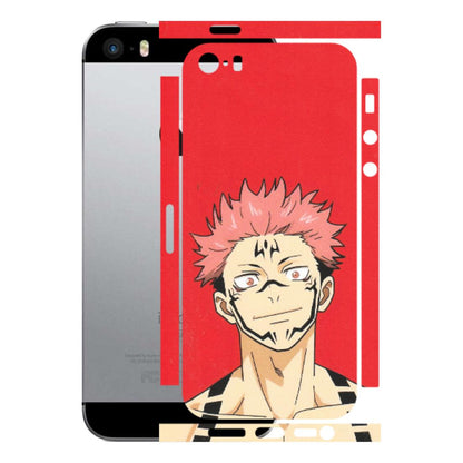 Apple iPhone Skins (All Models) - Ryomen Sukuna Fun Anime - Matte Finish (M-153) iPhone SE