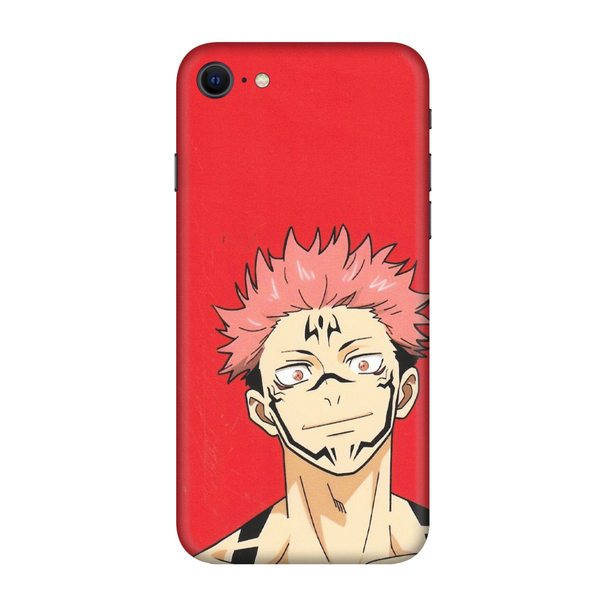 Apple iPhone Skins (All Models) - Ryomen Sukuna Fun Anime - Matte Finish (M-153) iPhone SE