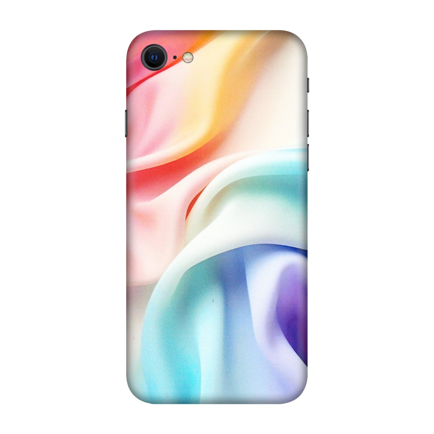 Apple iPhone Skins (All Models) - Colourful Silk Cloth - Matte Finish (M-165) iPhone SE