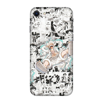 Apple iPhone Skins (All Models) - One Piece Comic - Matte Finish (M-168) iPhone SE