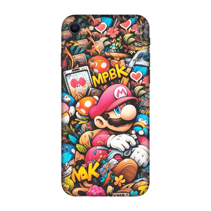 Apple iPhone Skins (All Models) - Super Mario Bros Artistic - Matte Finish (M-173) iPhone SE