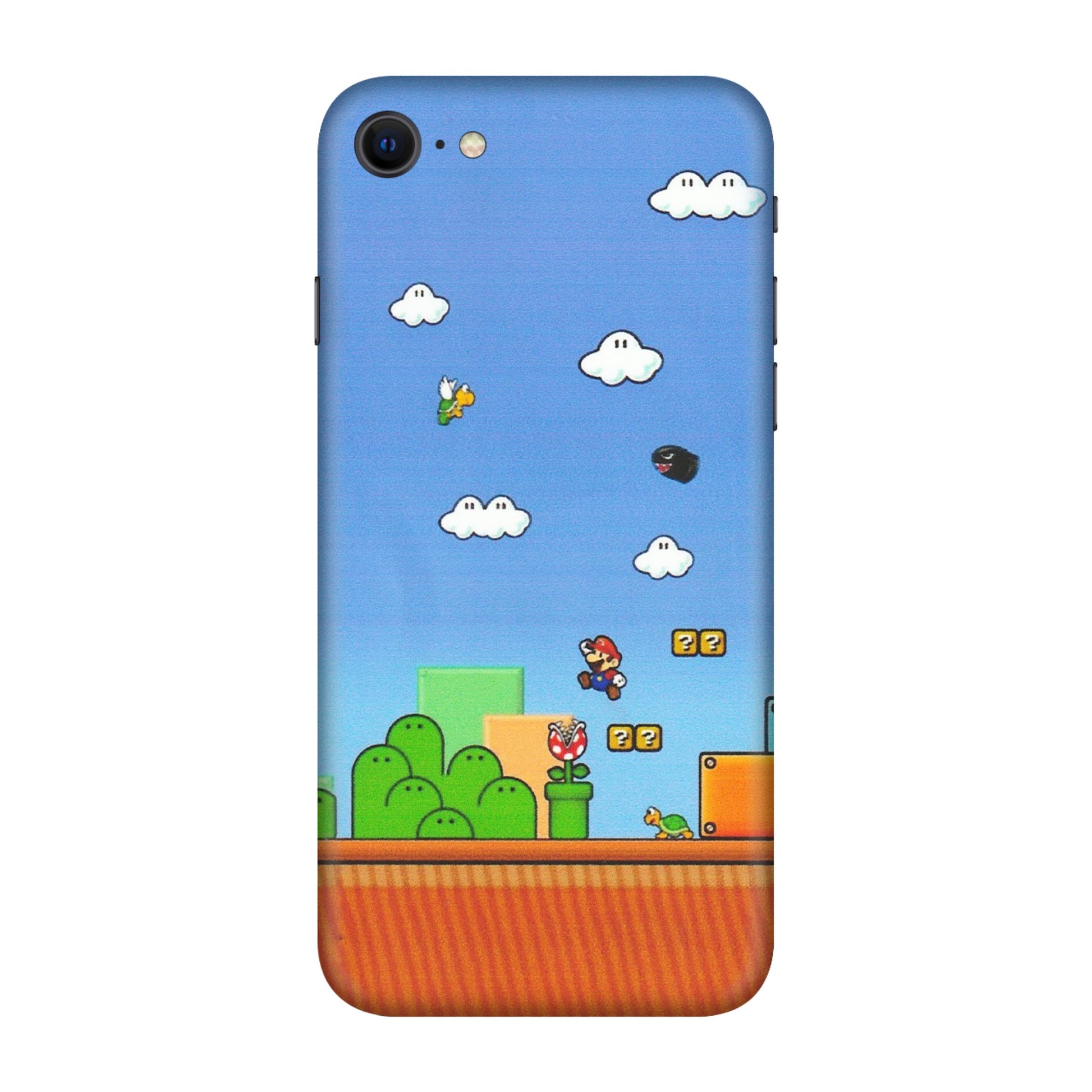 Apple iPhone Skins (All Models) - Mario Game Scene - Matte Finish (M-24) iPhone SE