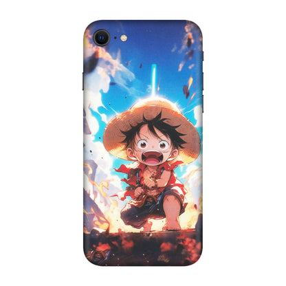 Apple iPhone Skins (All Models) - Toon One Piece Cute Character - Matte Finish (M-35) iPhone SE