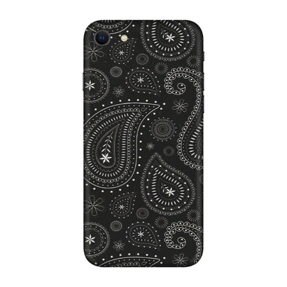Apple iPhone Skins (All Models) - Black Sober Kerry - Matte Finish (M-37) iPhone SE