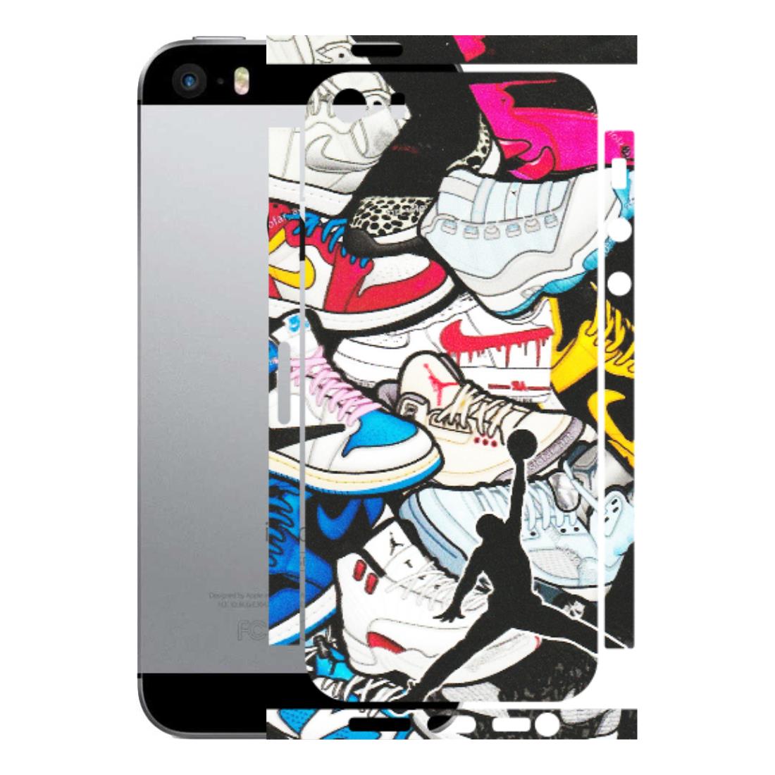 Apple iPhone Skins (All Models) - Jordan Sneakers Fan - Matte Finish (M-80) iPhone SE