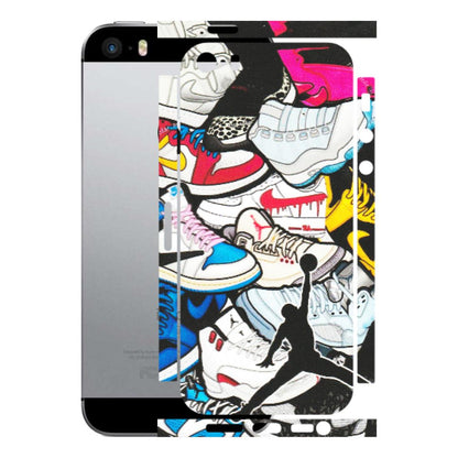 Apple iPhone Skins (All Models) - Jordan Sneakers Fan - Matte Finish (M-80) iPhone SE