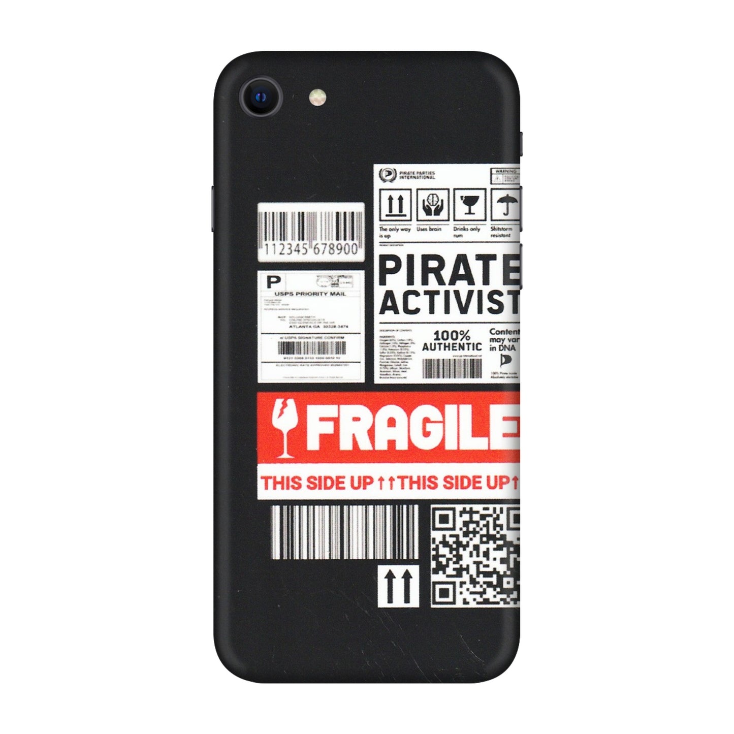 Apple iPhone Skins (All Models) - Handle With Care - Matte Finish (M-99) iPhone SE