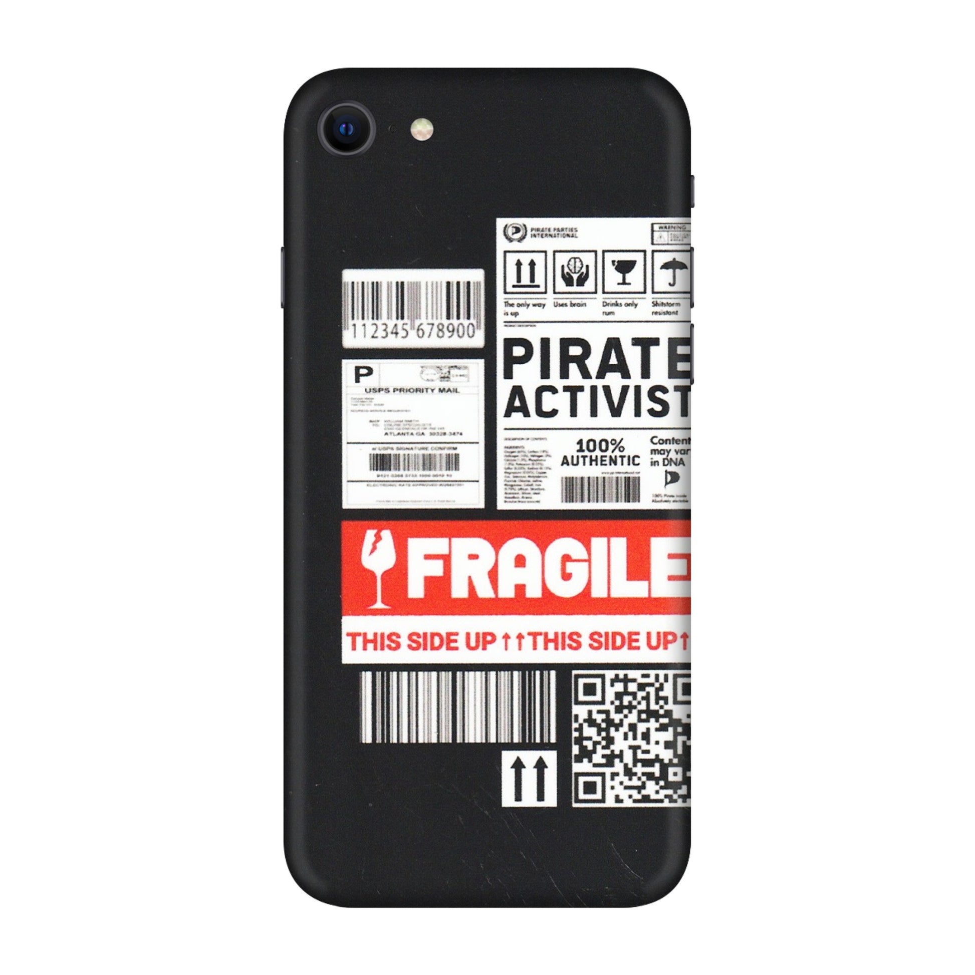 Apple iPhone Skins (All Models) - Handle With Care - Matte Finish (M-99) iPhone SE