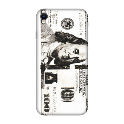 Apple iPhone Skins (All Models) - 100 Dollar Currency - Transparent Finish (T-01) iPhone SE