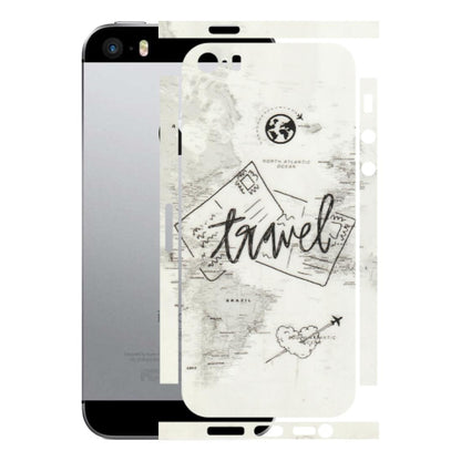 Apple iPhone Skins (All Models) - Travel Ticket - Transparent Finish (T-06) iPhone SE