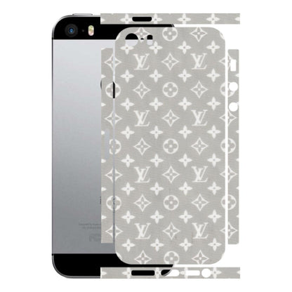 Apple iPhone Skins (All Models) - Luxury Brands Logo - Transparent Finish (T-07) iPhone SE