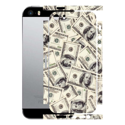Apple iPhone Skins (All Models) - Dollar Lover - Transparent Finish (T-17) iPhone SE
