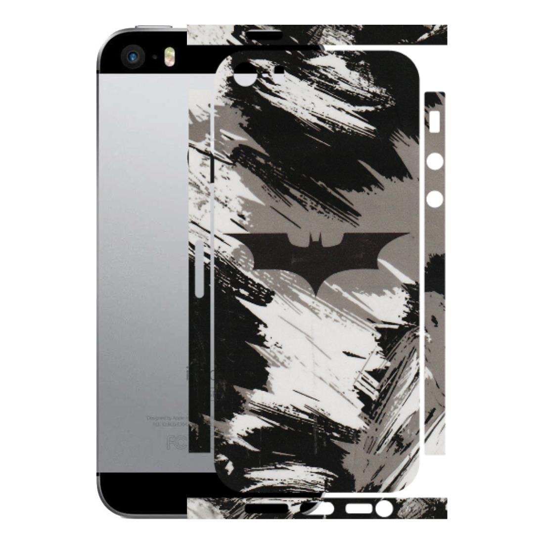 Apple iPhone Skins (All Models) - Batman Fleece DC - Transparent Finish (T-19) iPhone SE