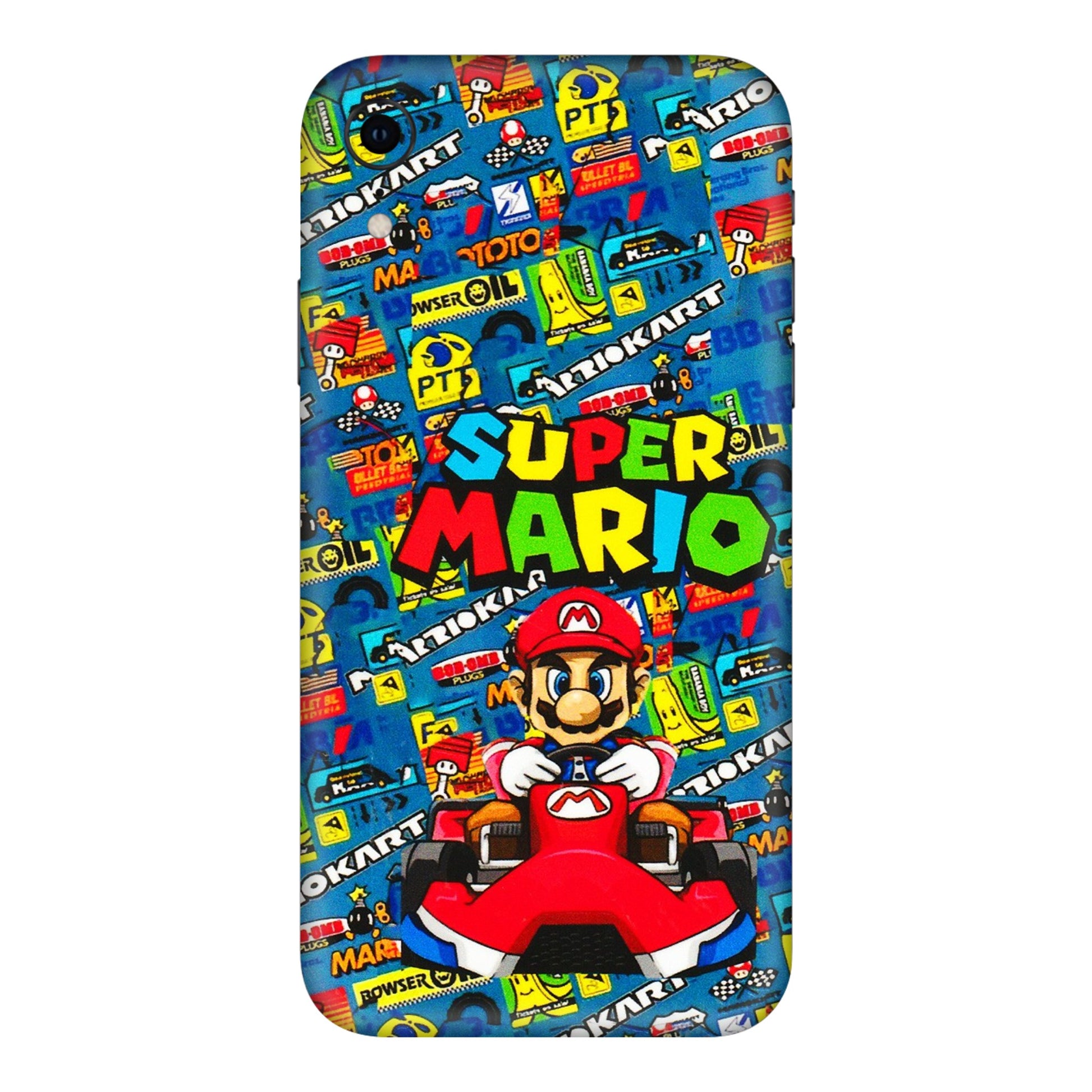 Apple iPhone Skins (All Models) - Super Mario Kart - 3D Embossed Finish (L-140) iPhone XR