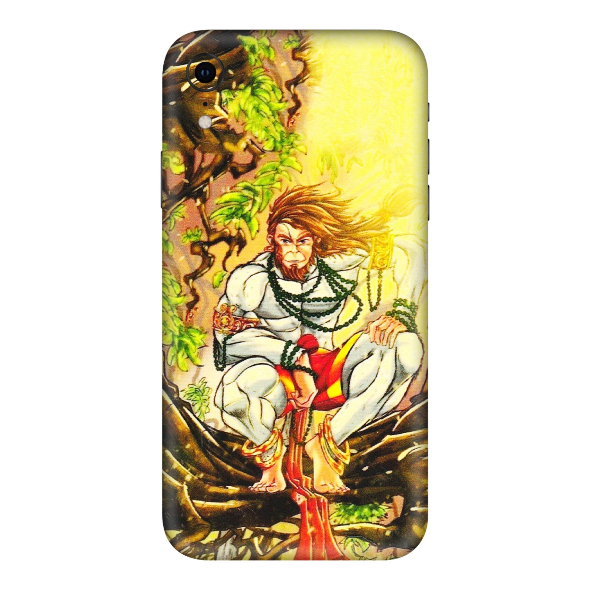 Apple iPhone Skins (All Models) - Lord Hanuman - 3D Embossed Finish (L-152) iPhone XR