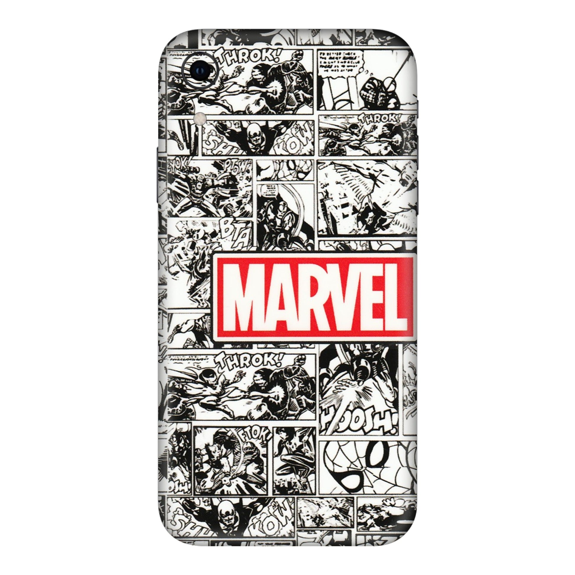 Apple iPhone Skins (All Models) - Marvel Comic - 3D Embossed Finish (L-171) iPhone XR