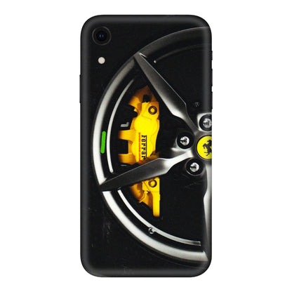 Apple iPhone Skins (All Models) - Ferrari Wheel Alloy - 3D Embossed Finish (L-173) iPhone XR