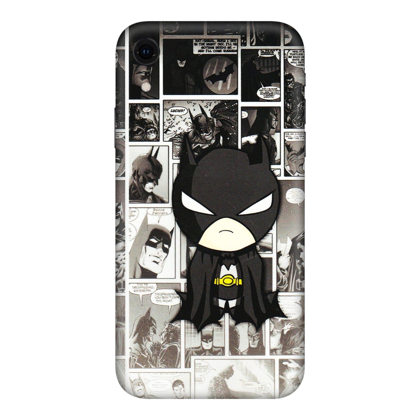 Apple iPhone Skins (All Models) - Toon Batman - 3D Embossed Finish (L-182) iPhone XR