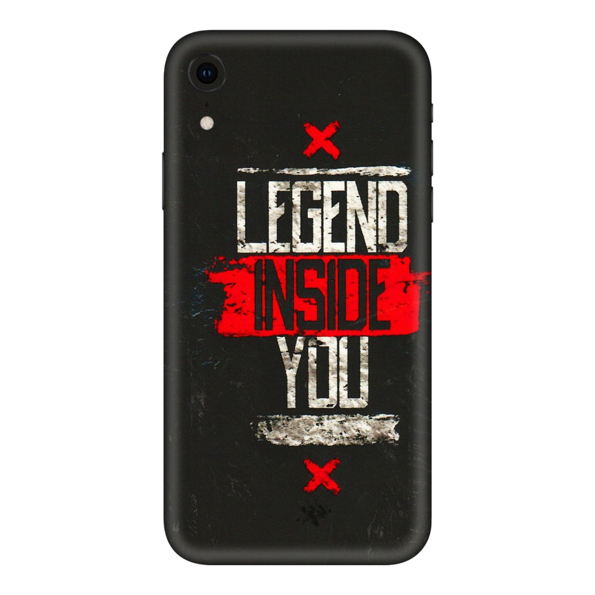 Apple iPhone Skins (All Models) - Legend Inside You - 3D Embossed Finish (L-186) iPhone XR