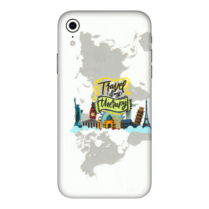 Apple iPhone Skins (All Models) - Travel Therapy - 3D Embossed Finish (L-199) iPhone XR