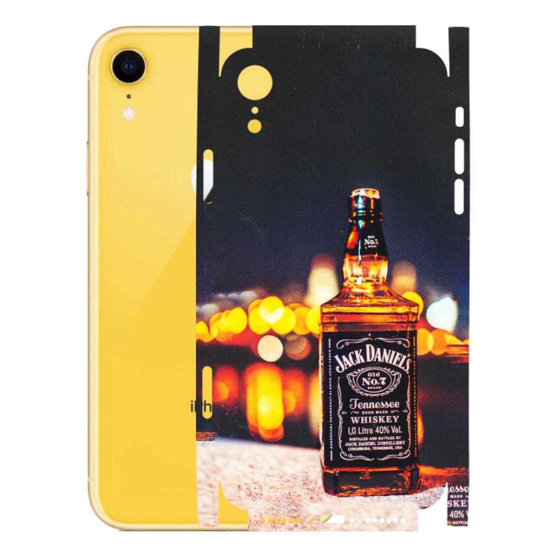 Apple iPhone Skins (All Models) - JD Whiskey Bottle - 3D Embossed Finish (L-20) iPhone XR