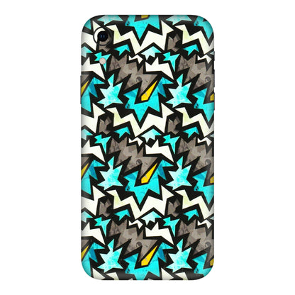 Apple iPhone Skins (All Models) - Funky Zig Zag - 3D Embossed Finish (L-223) iPhone XR