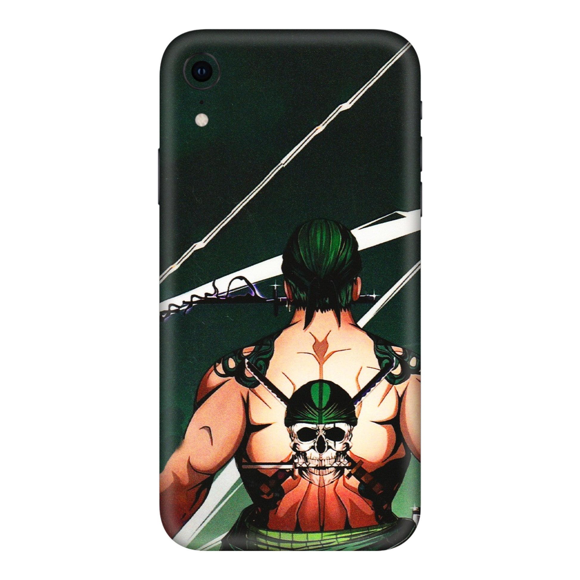 Apple iPhone Skins (All Models) - Zoro Anime - 3D Embossed Finish (L-23) iPhone XR