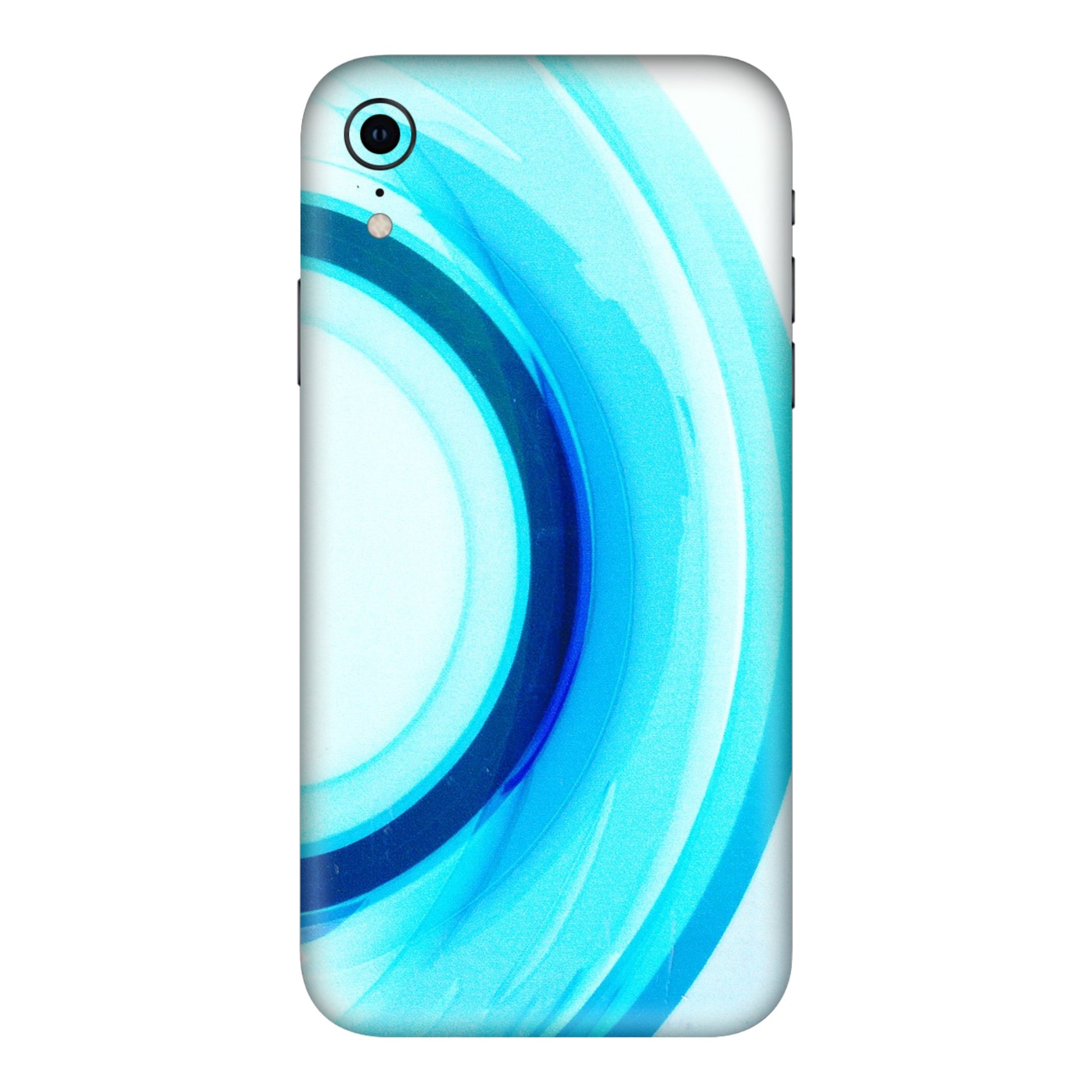 Apple iPhone Skins (All Models) - The Blue Curve - 3D Embossed Finish (L-244) iPhone XR