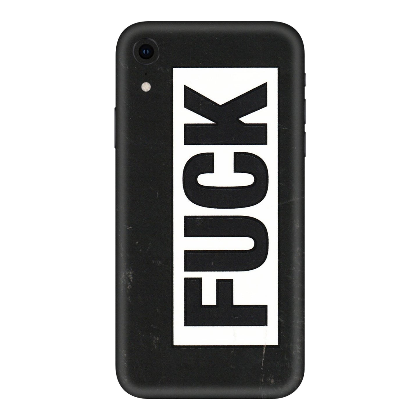 Apple iPhone Skins (All Models) - The F Word - 3D Embossed Finish (L-255) iPhone XR