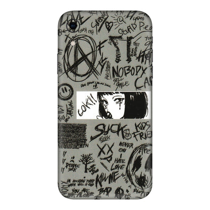 Apple iPhone Skins (All Models) - Never Have Love Anime - 3D Embossed Finish (L-260) iPhone XR