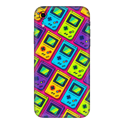 Apple iPhone Skins (All Models) - Gameboy Colourful - 3D Embossed Finish (L-266) iPhone XR