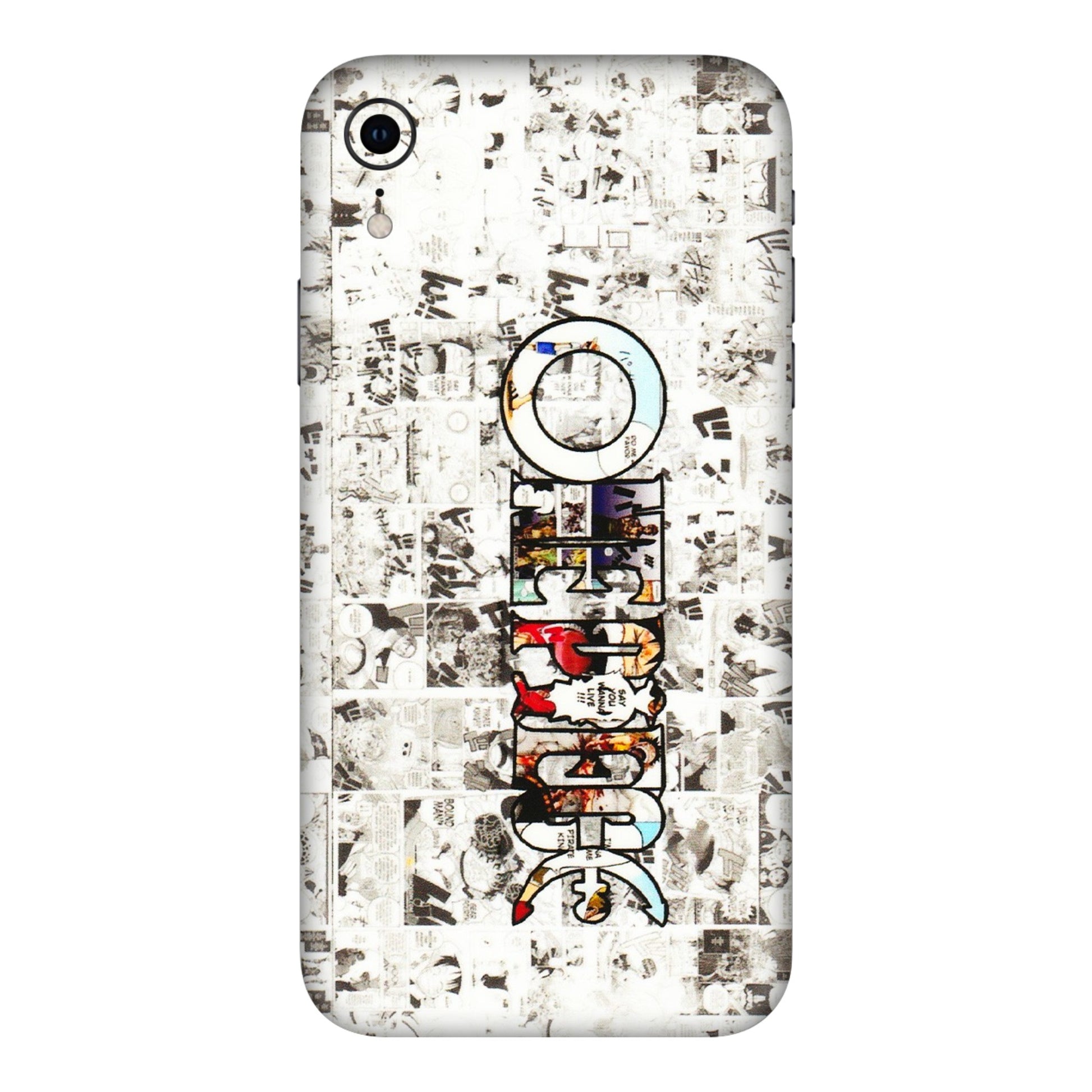 Apple iPhone Skins (All Models) - One Piece Manga - 3D Embossed Finish (L-26) iPhone XR