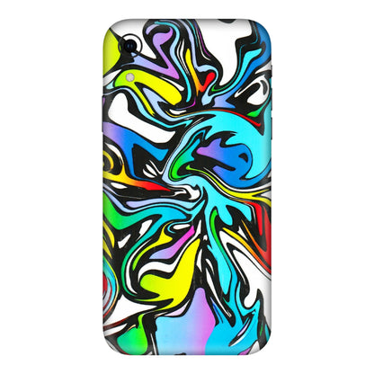 Apple iPhone Skins (All Models) - Abstract Colour Paints - 3D Embossed Finish (L-271) iPhone XR