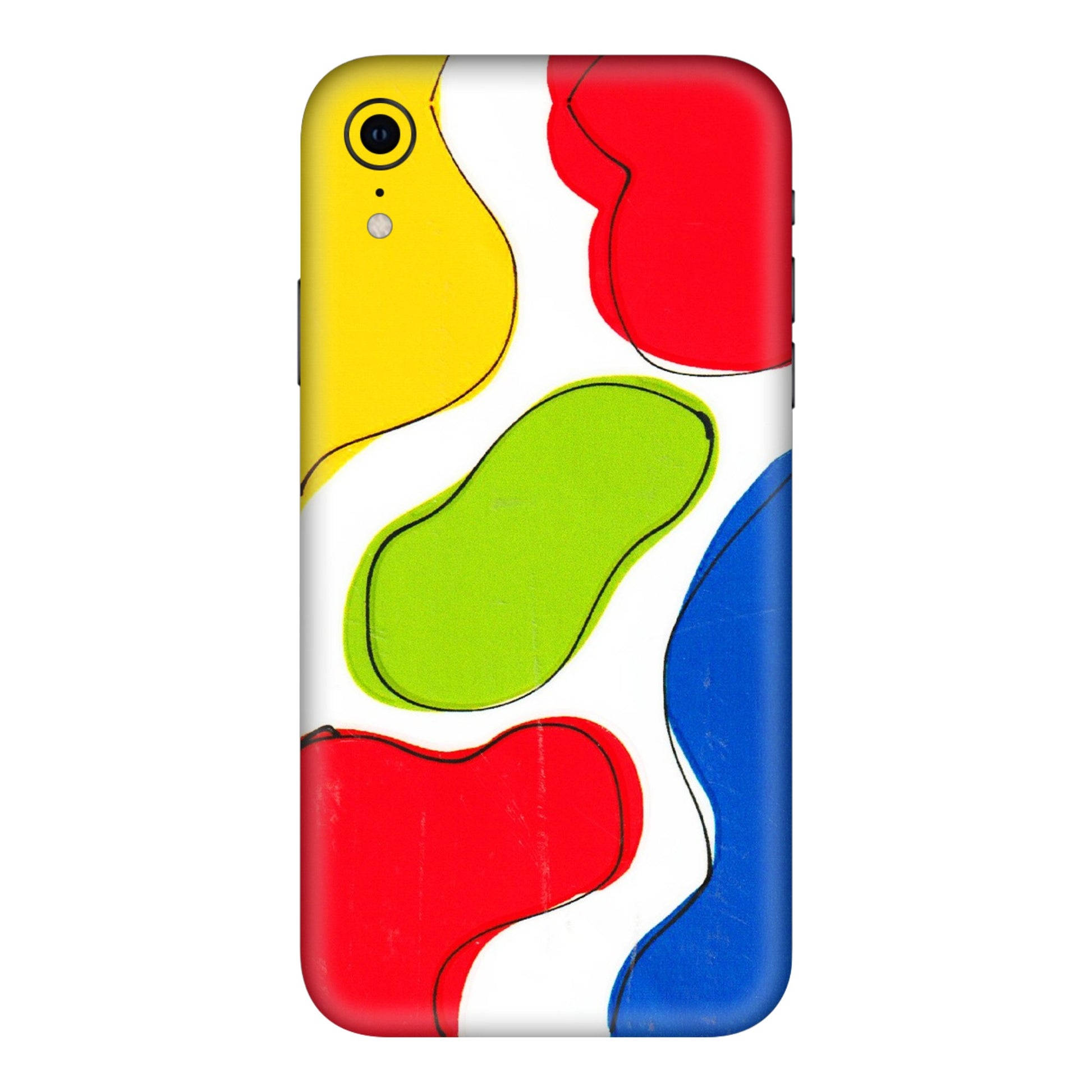 Apple iPhone Skins (All Models) - RGB Colour Paint - 3D Embossed Finish (L-284) iPhone XR