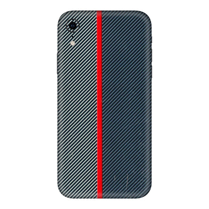 Apple iPhone Skins (All Models) - Blue Sober Lines - 3D Embossed Finish (L-305) iPhone XR