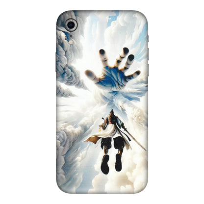 Apple iPhone Skins (All Models) - Big Hand With Monkey King - 3D Embossed Finish (L-323) iPhone XR