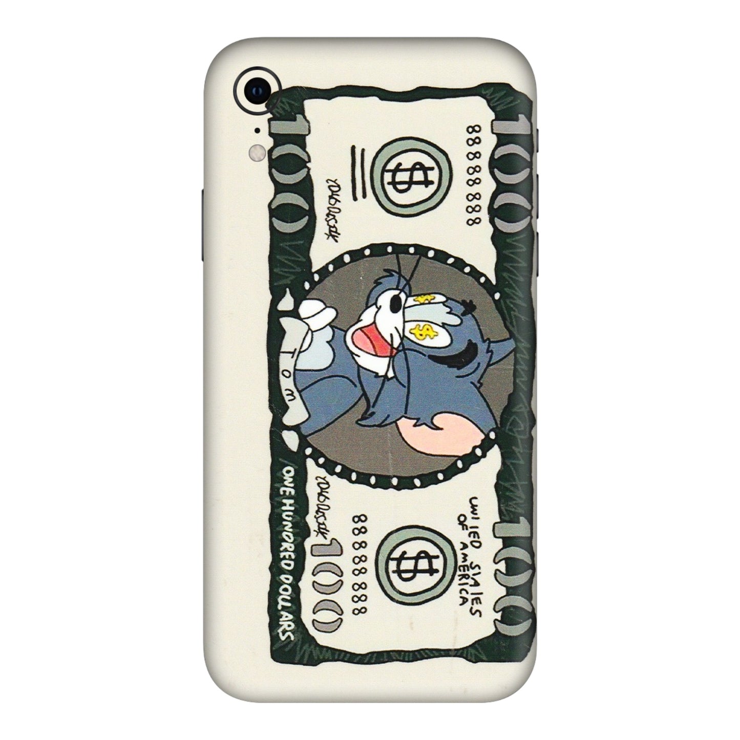 Apple iPhone Skins (All Models) - Tom Hundred Dollar - 3D Embossed Finish (L-324) iPhone XR