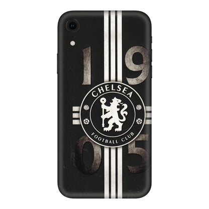 Apple iPhone Skins (All Models) - Chelsea Fan Club - 3D Embossed Finish (L-36) iPhone XR