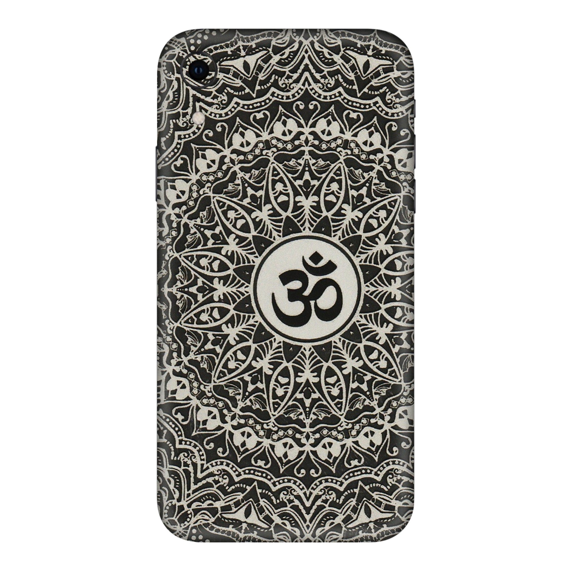 Apple iPhone Skins (All Models) - Aum Elegant Mandala - 3D Embossed Finish (L-62) iPhone XR