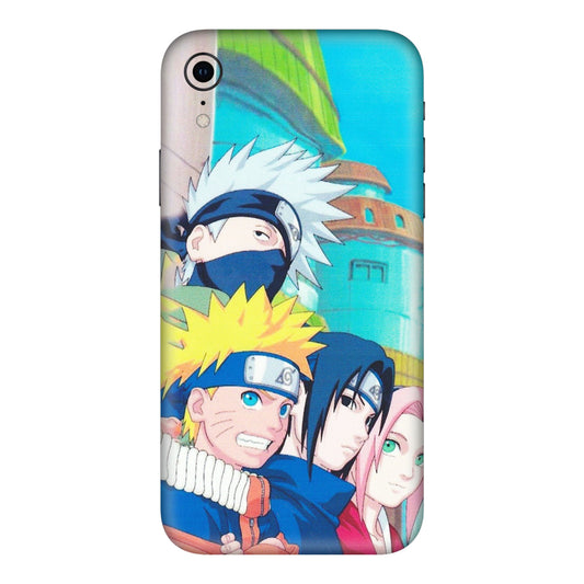 Apple iPhone Skins (All Models) - Team Minato And Kakashi - Matte Finish (M-101) iPhone XR
