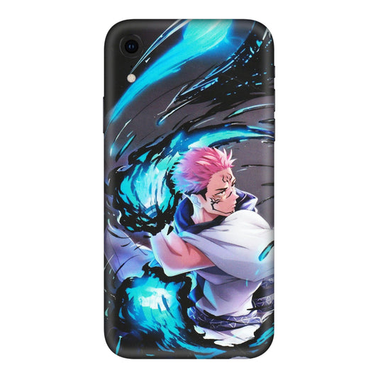 Apple iPhone Skins (All Models) - New Jujutsu Kaisen Grey Blue Anime - Matte Finish (M-127) iPhone XR