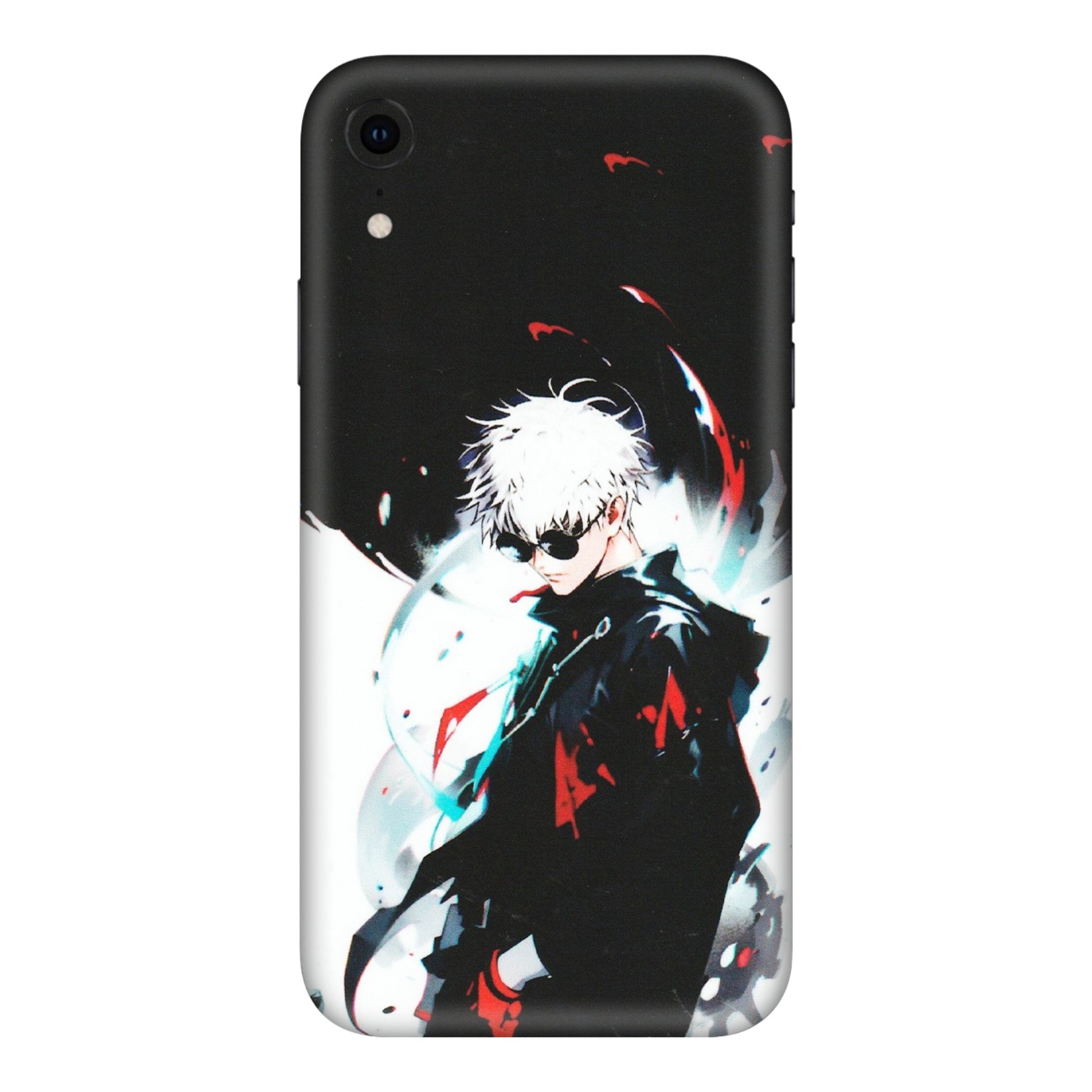 Apple iPhone Skins (All Models) - Gojo Powerful Charater Kaisen Anime - Matte Finish (M-144) iPhone XR