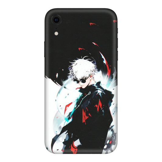 Apple iPhone Skins (All Models) - Gojo Powerful Charater Kaisen Anime - Matte Finish (M-144) iPhone XR