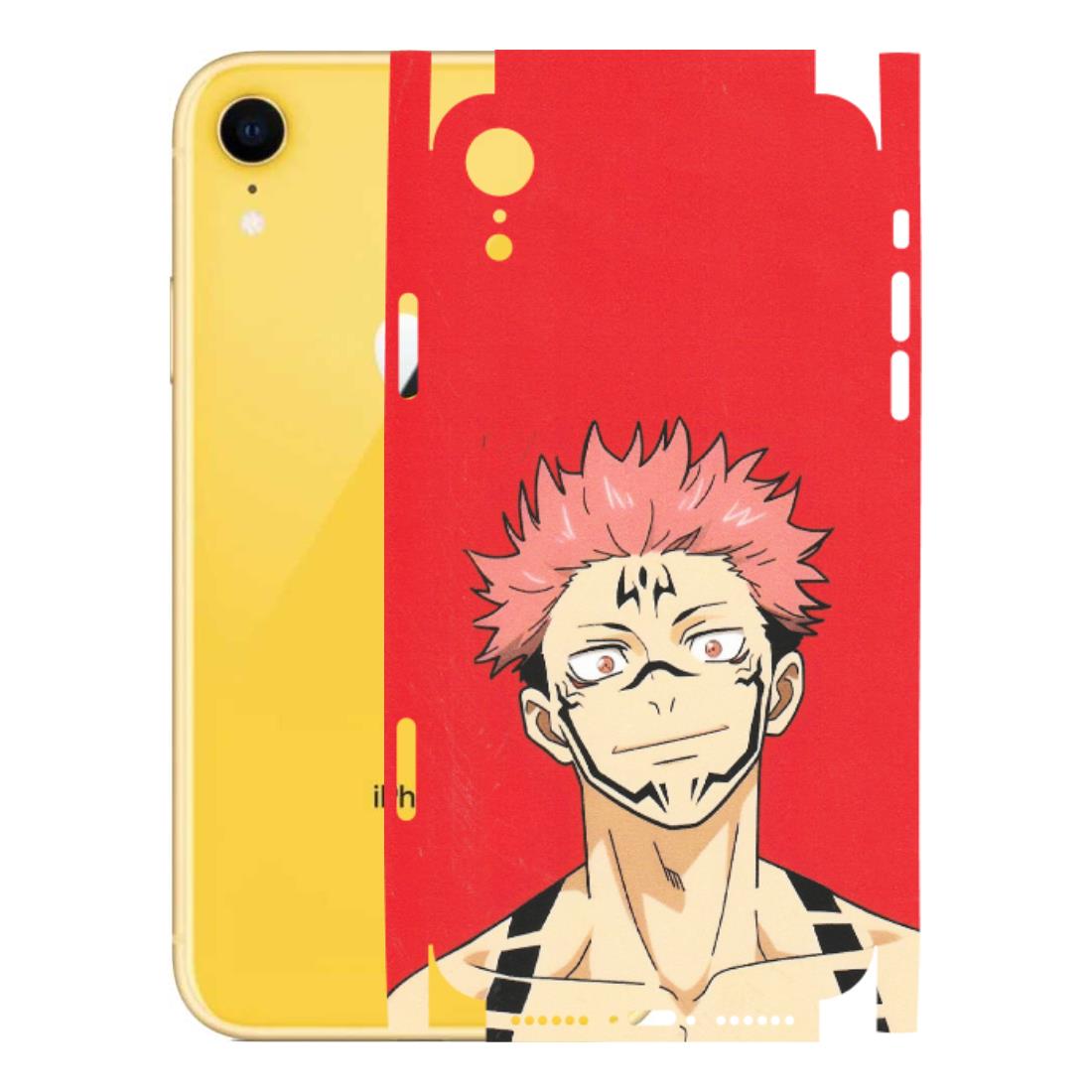 Apple iPhone Skins (All Models) - Ryomen Sukuna Fun Anime - Matte Finish (M-153) iPhone XR