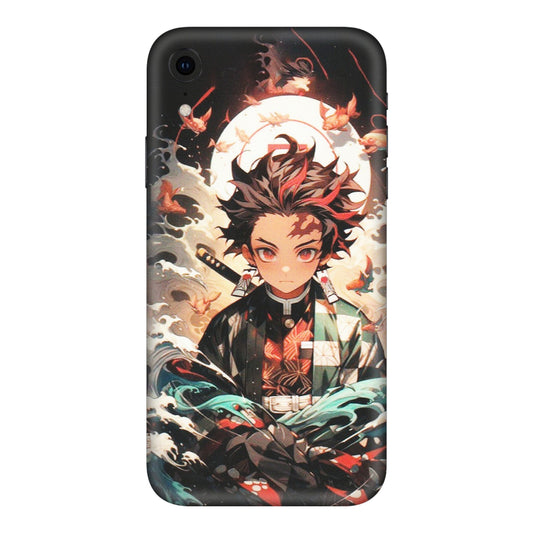 Apple iPhone Skins (All Models) - Tanjiro Demon Slayer Anime - Matte Finish (M-158) iPhone XR
