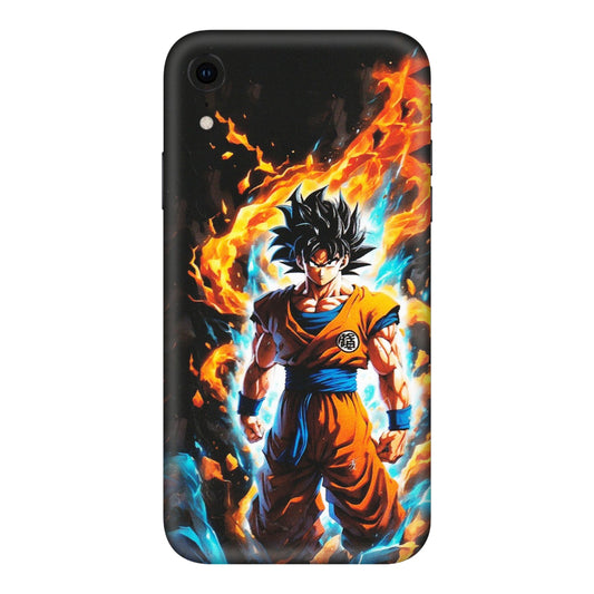 Apple iPhone Skins (All Models) - Goku Transformation Anime - Matte Finish (M-159) iPhone XR
